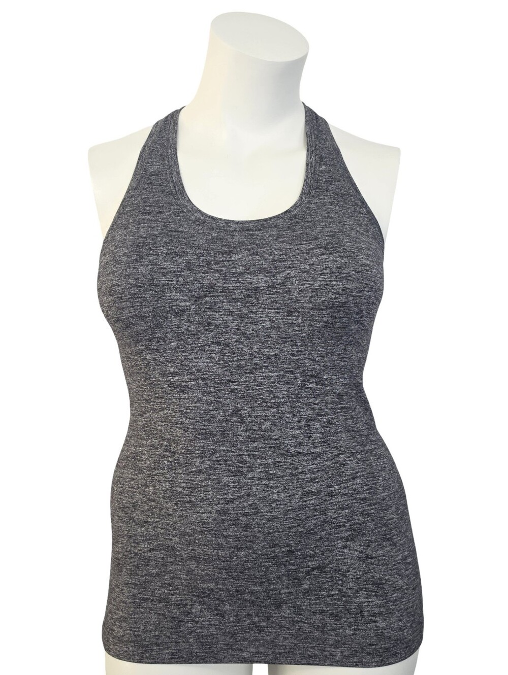 Lululemon Cool Racerback Tank Heathered Black Size 10